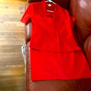 3/$15. Summer suit by Uptown USA, red, size L (juniors)